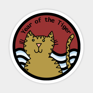 Cute Year of The Tiger Magnet